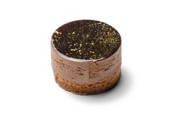 KERST DESSERT: PURE CHOCOLADE CILINDER MET KARAMEL (22 STUKS)