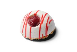 KERST DESSERT: RASPBERRY CHEESECAKE BOMBE (15 STUKS)